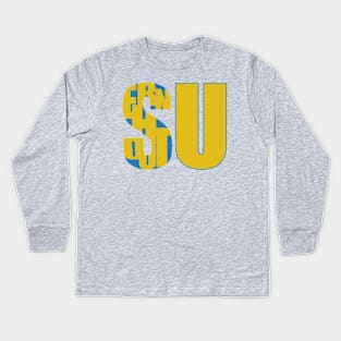 SU  !!!!! Kids Long Sleeve T-Shirt